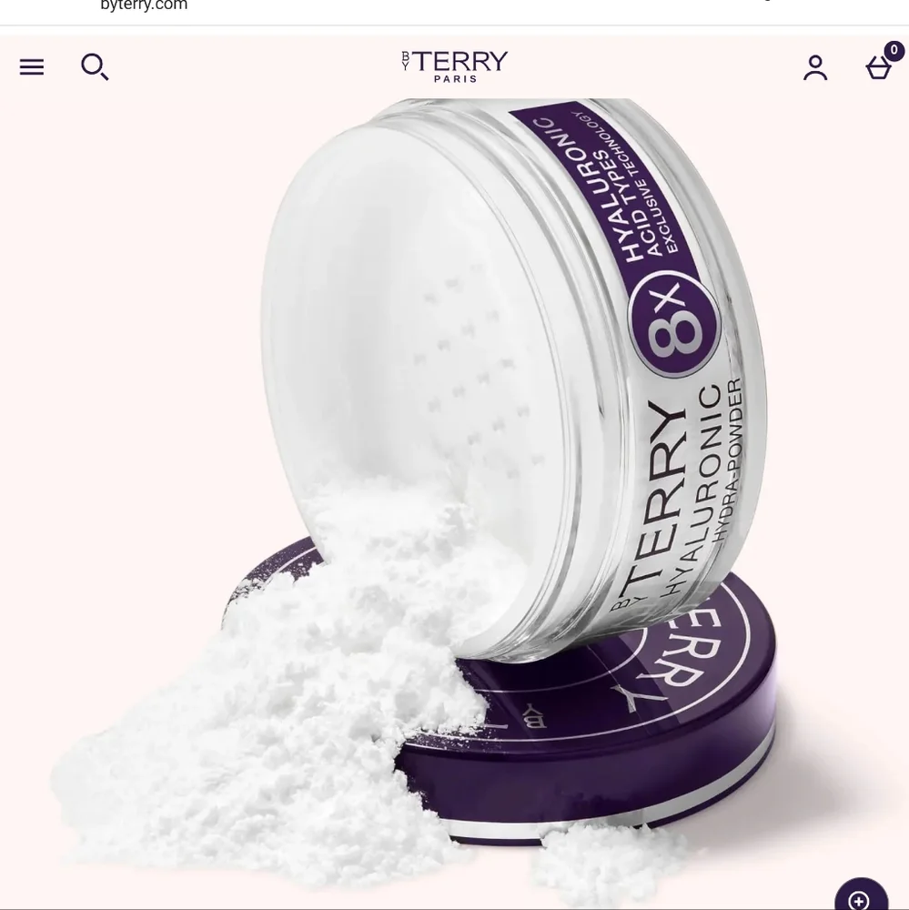 By Terry Travel Size Hyaluronic Hydra Veil Loose Powder Host Pick